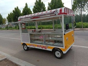 圖 廠家直銷多功能電動餐車小吃車蔬菜車 濟南自行車 電動車